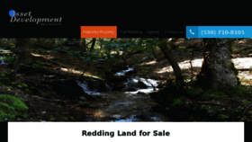What Reddingland.com website looked like in 2017 (6 years ago)