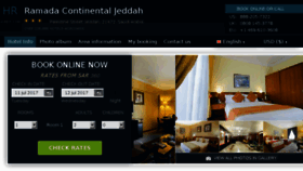 What Ramada-continental-jeddah.h-rez.com website looked like in 2017 (6 years ago)