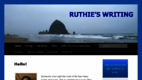 What Ruthiespoonemore.com website looked like in 2017 (6 years ago)