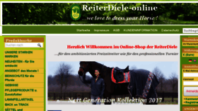 What Reiterdiele-online.de website looked like in 2017 (6 years ago)