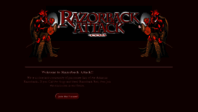 What Razorbackattack.com website looked like in 2017 (6 years ago)