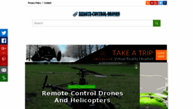 What Remote-control-drones.com website looked like in 2017 (6 years ago)