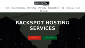 What Rackspot.com website looked like in 2017 (6 years ago)
