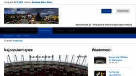 What Rymanowiak.pl website looked like in 2017 (6 years ago)