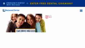 What Redwooddental.com website looked like in 2017 (6 years ago)