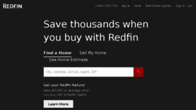 What Redfin.com website looked like in 2017 (6 years ago)