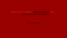 What Rhoadssiegelarchitects.com website looked like in 2017 (6 years ago)