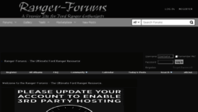 What Ranger-forums.com website looked like in 2017 (6 years ago)