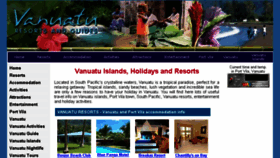 What Resort-vanuatu.com website looked like in 2017 (6 years ago)