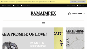 What Ramaimpexinc.com website looked like in 2017 (6 years ago)