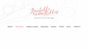 What Rachelleannemiller.com website looked like in 2017 (6 years ago)