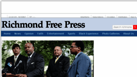 What Richmondfreepress.com website looked like in 2017 (6 years ago)