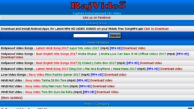 What Rajvideo.com website looked like in 2017 (6 years ago)