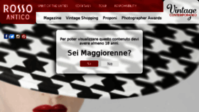 What Rossoanticoaperitivo.it website looked like in 2017 (6 years ago)
