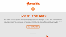What Re7-consulting.com website looked like in 2017 (6 years ago)