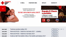 What Redcross.sk website looked like in 2017 (6 years ago)