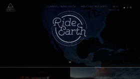 What Rideearth.net website looked like in 2017 (6 years ago)
