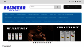 What Roidgear.net website looked like in 2017 (6 years ago)