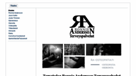 What Ra-osteopatia.fi website looked like in 2017 (6 years ago)