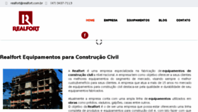 What Realfort.com.br website looked like in 2017 (9 years ago)