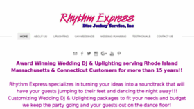 What Rhythmexpressdj.net website looked like in 2017 (6 years ago)