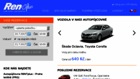 What Rentplus.cz website looked like in 2017 (6 years ago)