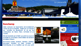 What Ronchamp.fr website looked like in 2017 (6 years ago)