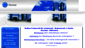 What Rechtsanwalt-arbeitsrecht-in-berlin.de website looked like in 2017 (7 years ago)