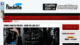 What Radiofiladelfia.ro website looked like in 2017 (6 years ago)