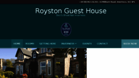 What Roystonguesthouse.com website looked like in 2017 (6 years ago)