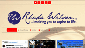 What Rhodawilson.com website looked like in 2017 (6 years ago)