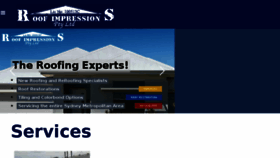 What Roofimpressions.com.au website looked like in 2017 (6 years ago)
