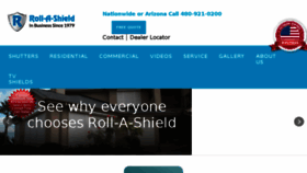 What Rollashield.com website looked like in 2017 (6 years ago)