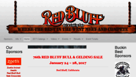 What Redbluffbullsale.com website looked like in 2017 (6 years ago)