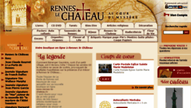 What Rennes-le-chateau.tv website looked like in 2017 (6 years ago)
