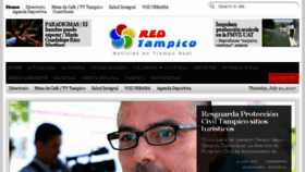 What Redtampico.net website looked like in 2017 (6 years ago)
