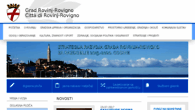 What Rovinj.hr website looked like in 2017 (6 years ago)