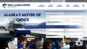 What Royalalaskanmovers.com website looked like in 2017 (6 years ago)