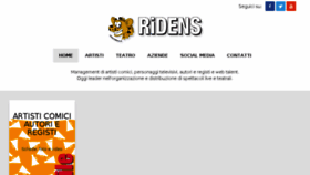 What Ridens.it website looked like in 2017 (6 years ago)