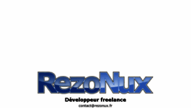 What Rezonux.fr website looked like in 2017 (6 years ago)