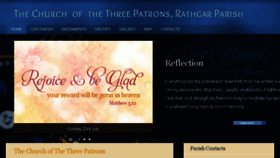 What Rathgarparish.ie website looked like in 2017 (6 years ago)