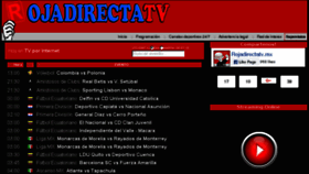 What Rojadirectatv.mx website looked like in 2017 (6 years ago)