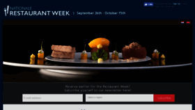What Restaurantweek.nl website looked like in 2017 (6 years ago)