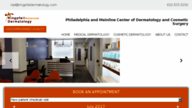 What Ringpfeildermatology.com website looked like in 2017 (6 years ago)
