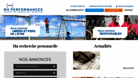 What Rhperformances.fr website looked like in 2017 (6 years ago)
