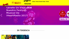 What Rumba1003.com website looked like in 2017 (6 years ago)