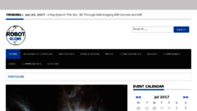 What Robotglobe.org website looked like in 2017 (7 years ago)