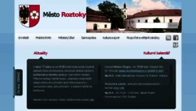 What Roztoky.cz website looked like in 2017 (6 years ago)
