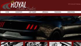 What Royalautosales.com website looked like in 2017 (6 years ago)