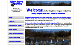 What Rileycampstoves.com website looked like in 2017 (6 years ago)